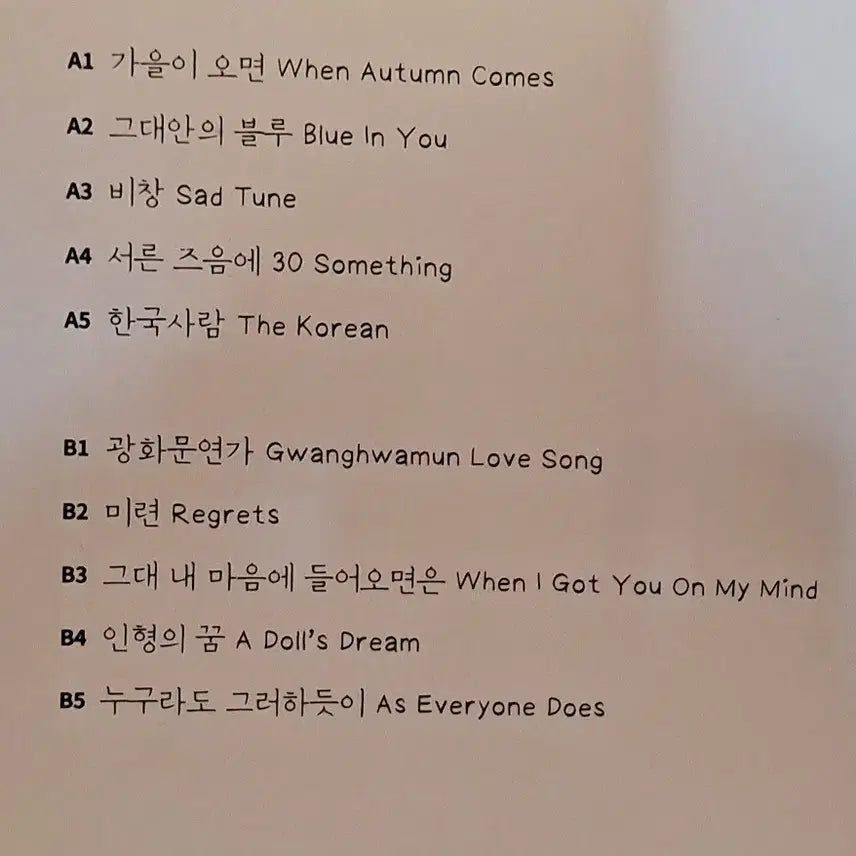[SOLD OUT] 유러피안 재즈 트리오 ㅡ서촌 lp