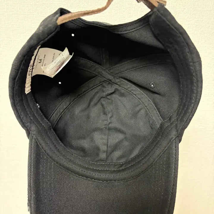 [SOLD OUT] ETCE 크로스 디스트로이드 볼캡 블랙 M