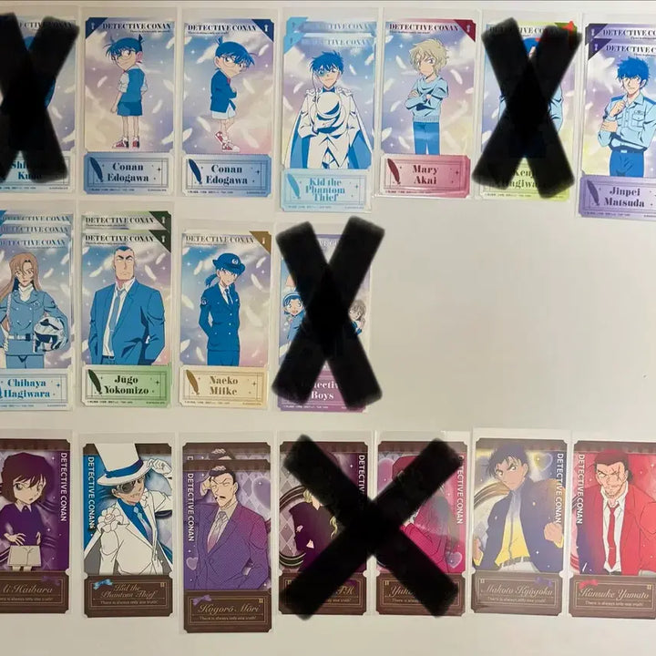[BUNJANG] Detective Conan Ticket Like Collection Vol. 1-2 / 명탐정 코난 티켓 라이크 컬렉션 1~2탄 판매합니다
