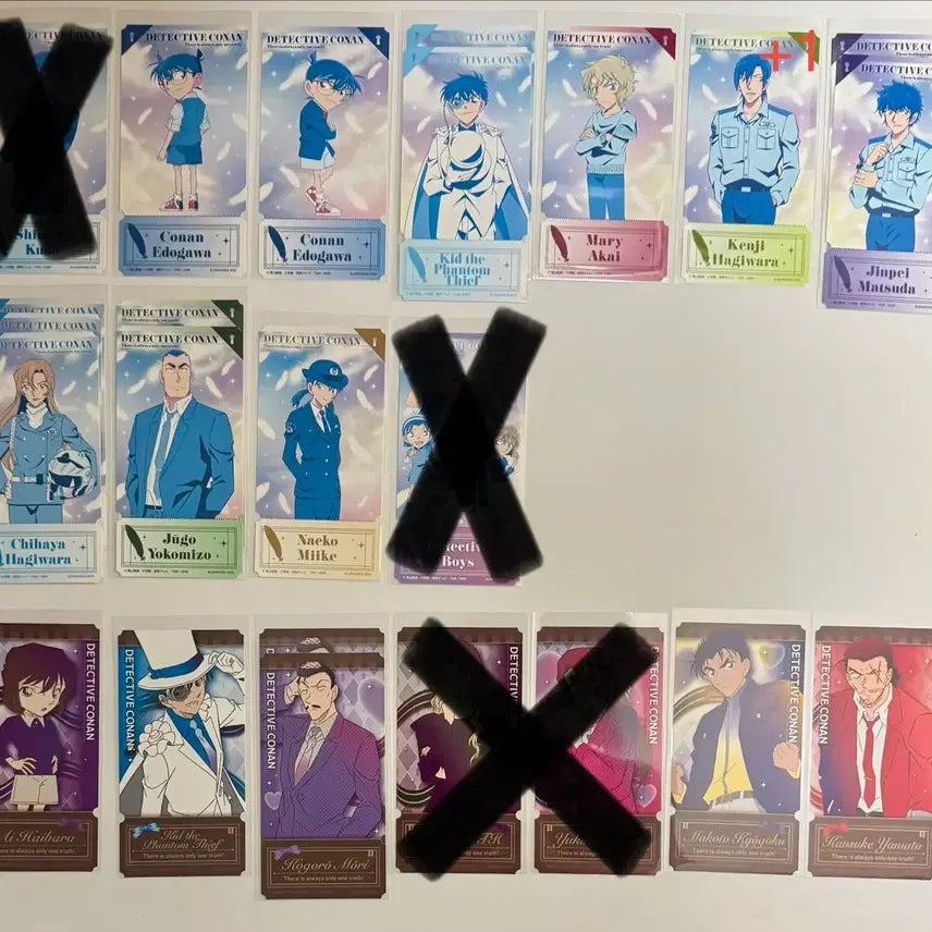 [BUNJANG] Detective Conan Ticket Like Collection Vol. 1-2 / 명탐정 코난 티켓 라이크 컬렉션 1~2탄 판매합니다