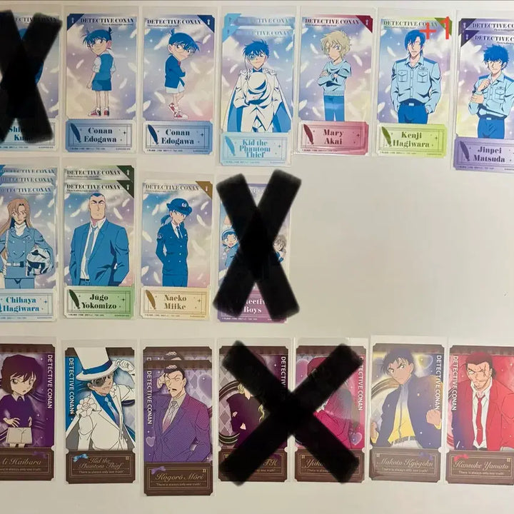 [BUNJANG] Detective Conan Ticket Like Collection Vol. 1-2 / 명탐정 코난 티켓 라이크 컬렉션 1~2탄 판매합니다