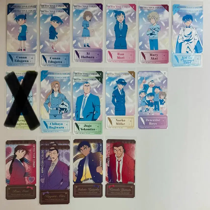 [BUNJANG] Detective Conan Ticket Like Collection Vol. 1-2 / 명탐정 코난 티켓 라이크 컬렉션 1~2탄 판매합니다