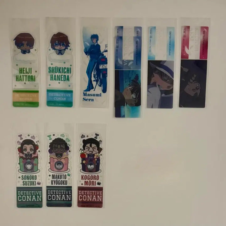 [BUNJANG] Detective Conan Bookmark Collection (Volumes 4-5) / 명탐정 코난 북마크 컬렉션 4~5탄 판매합니다