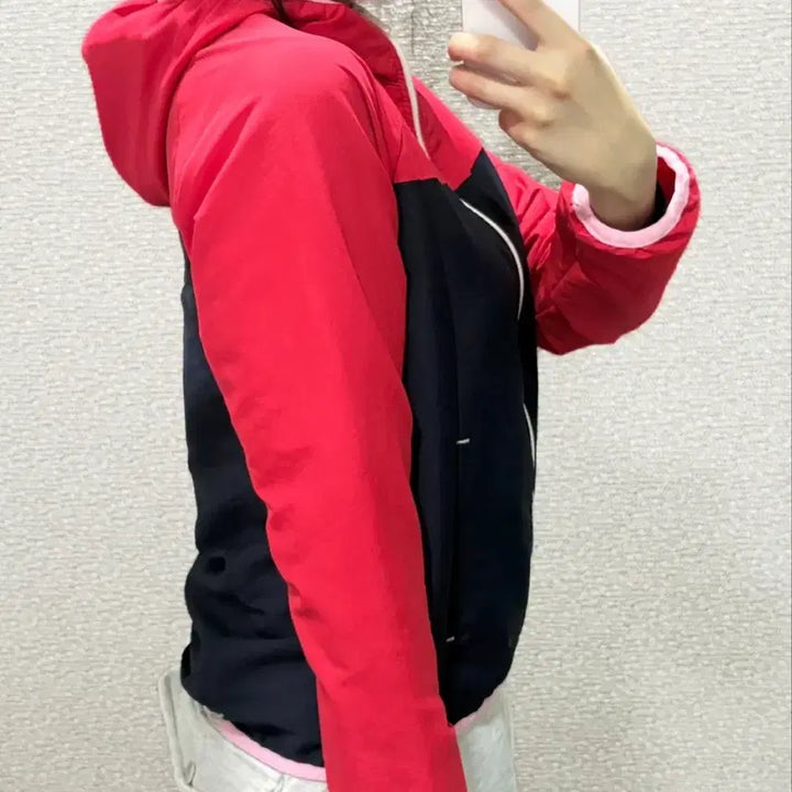 [BUNJANG] Adidas Windbreaker Red/Navy Jacket / [세탁완료] 아디다스 바람막이 레드/네이비
