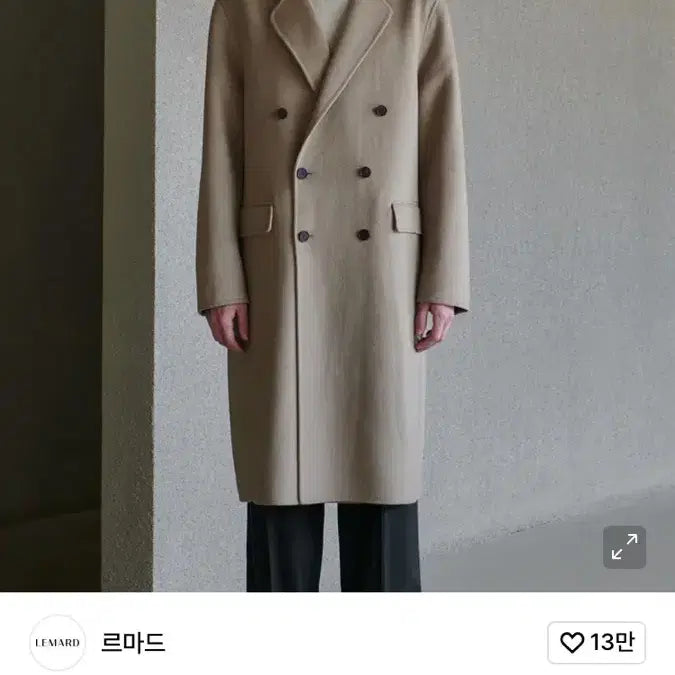 [BUNJANG] Lemard Wool Blend Semi-Oversized Handmade Coat - Camel / 르마드 울 블렌드 세미오버핏 핸드메이드 코트 카멜 3사이즈팔아여