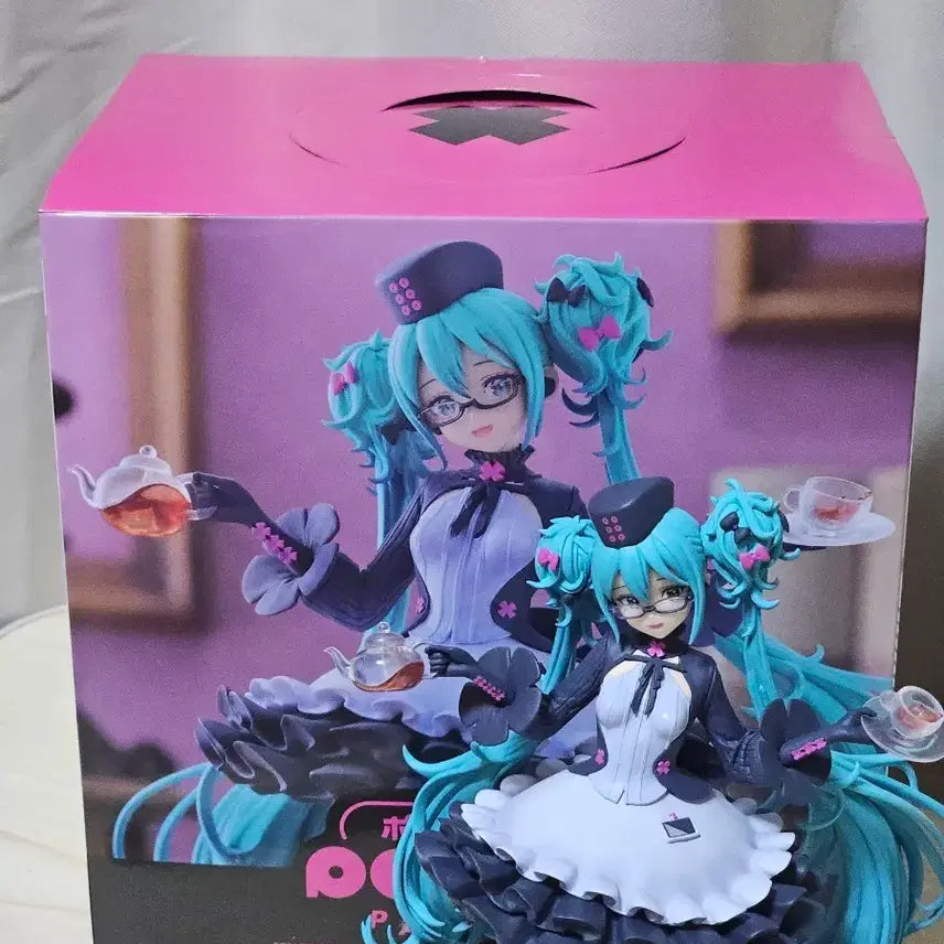 [BUNJANG] Hatsune Miku Cafe Ver. Figure / 하츠네 미쿠 카페Ver 피규어 안경미쿠