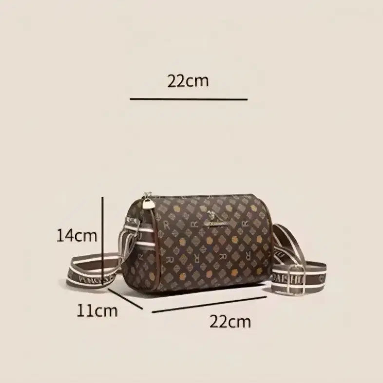 [BUNJANG] Black Patterned Mini Crossbody Bag / 여성 미니가방