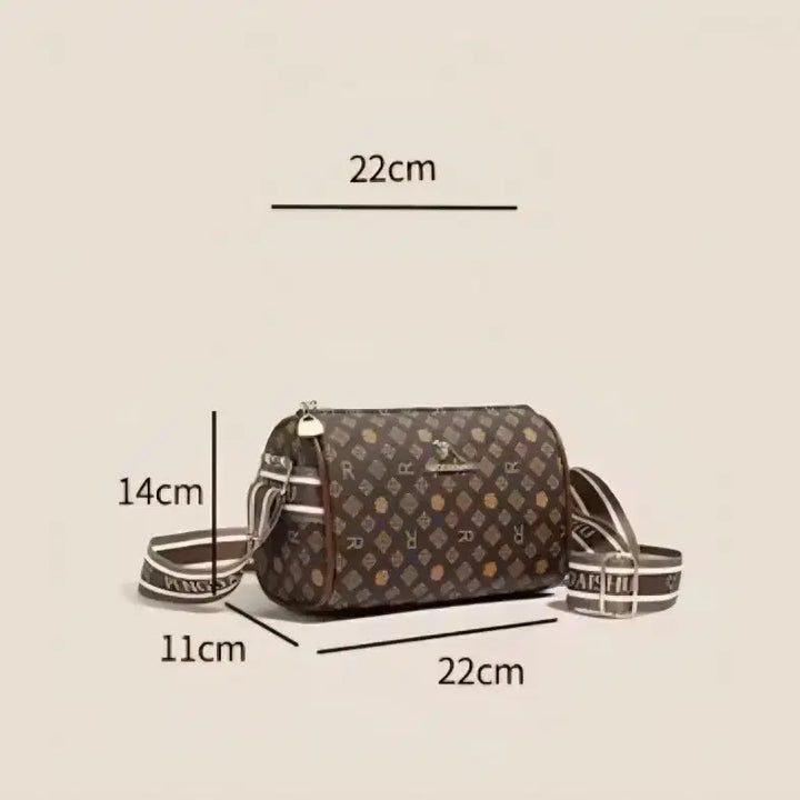 [BUNJANG] Black Patterned Mini Crossbody Bag / 여성 미니가방