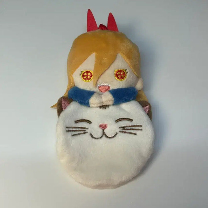 [BUNJANG] Pommop Chainsaw Man Mini Pouch Keyring Power &amp; Nyako / 체인소맨 POMMOP 모후모후 프렌즈 미니 파우치 키링 파워