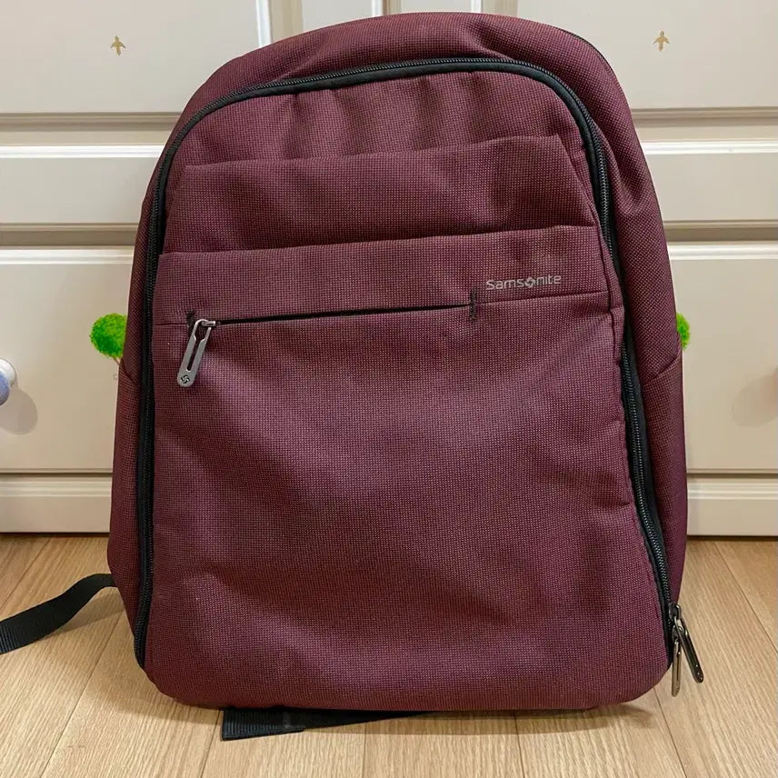 [BUNJANG] Samsonite Red Laptop Backpack Burgundy / 샘소나이트 노트북 백팩 버건디 쌤소나이트 레드 16인치 17인치