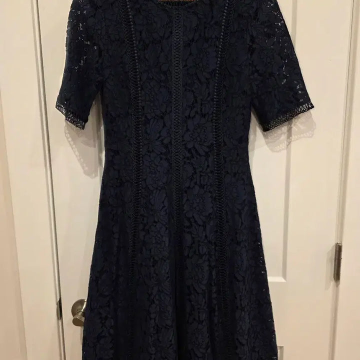 [BUNJANG] Keith Lace Dress Navy / KEITH 키이스 레이스 원피스