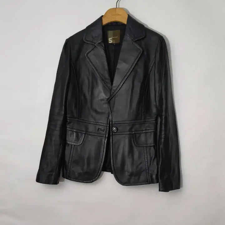 [BUNJANG] TOUT Genuine Lambskin Leather Jacket / 새제품!TOUT 블랙 리얼 양가죽자켓