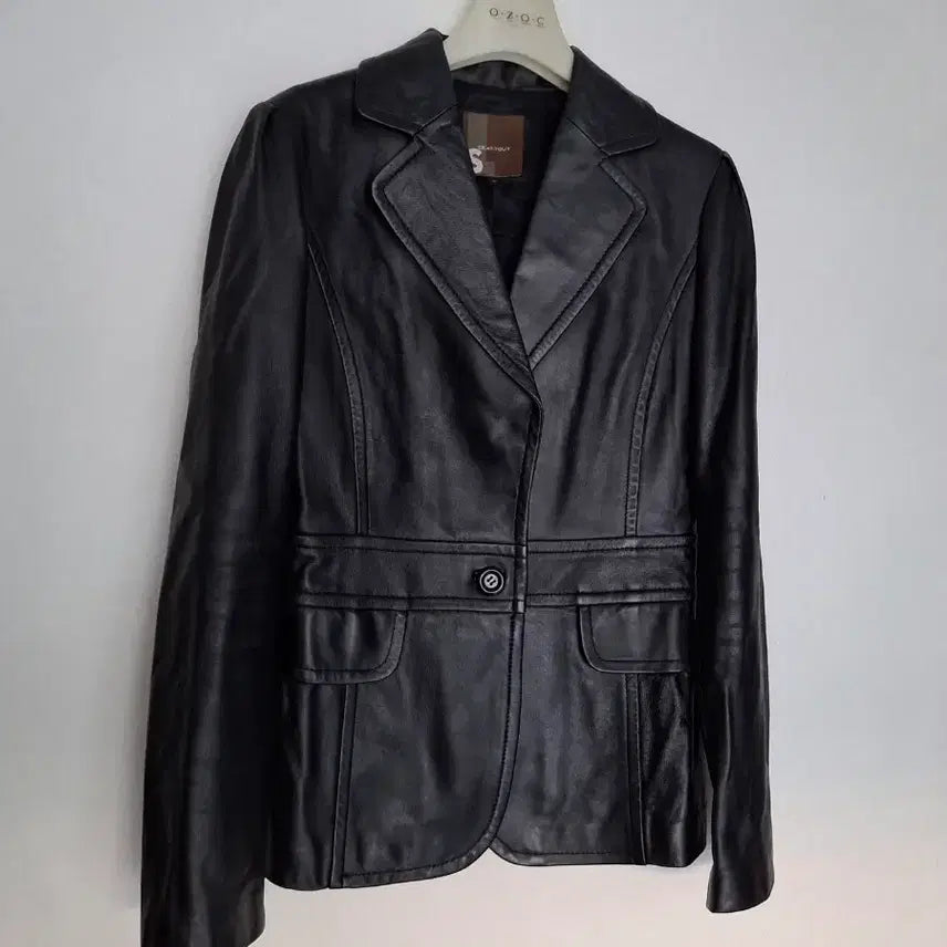 [BUNJANG] TOUT Genuine Lambskin Leather Jacket / 새제품!TOUT 블랙 리얼 양가죽자켓
