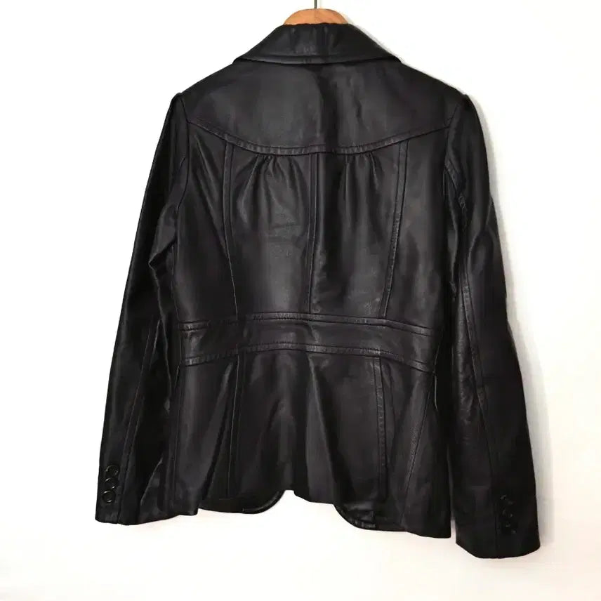 [BUNJANG] TOUT Genuine Lambskin Leather Jacket / 새제품!TOUT 블랙 리얼 양가죽자켓