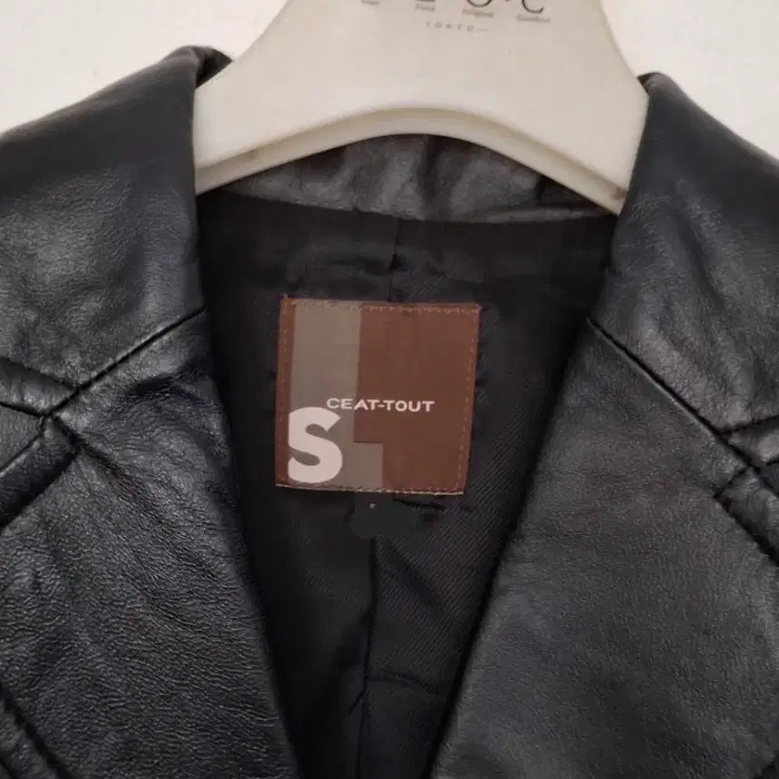 [BUNJANG] TOUT Genuine Lambskin Leather Jacket / 새제품!TOUT 블랙 리얼 양가죽자켓