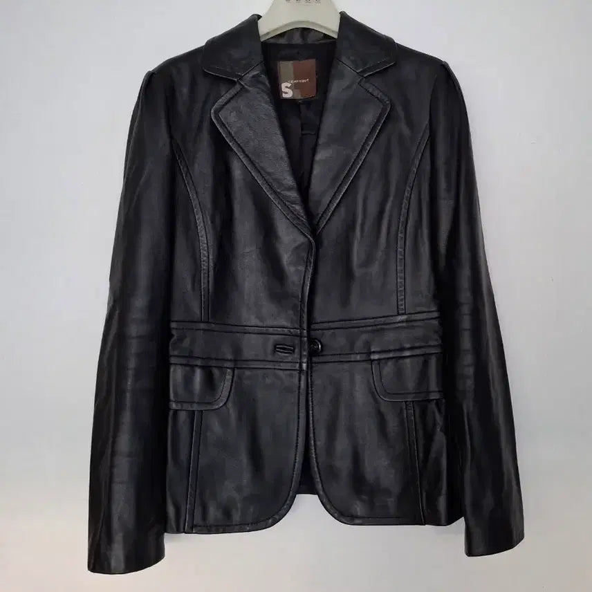[BUNJANG] TOUT Genuine Lambskin Leather Jacket / 새제품!TOUT 블랙 리얼 양가죽자켓