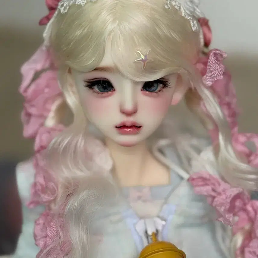 [BUNJANG] Blythe Doll Blonde Braided Hair MSD / 구체관절인형 블론드 땋은 머리 msd