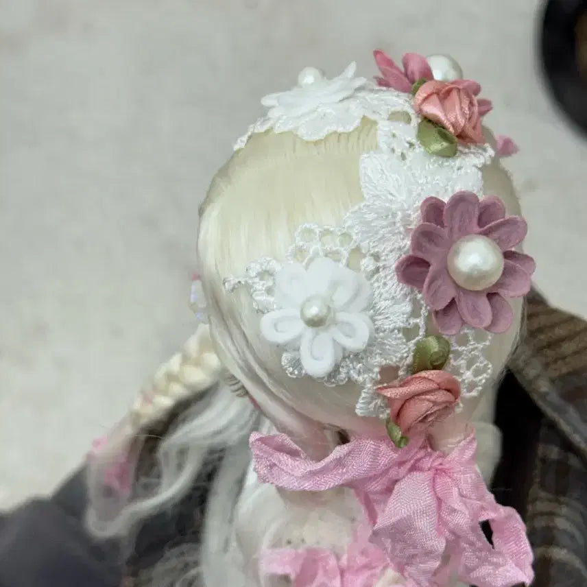 [BUNJANG] Blythe Doll Blonde Braided Hair MSD / 구체관절인형 블론드 땋은 머리 msd