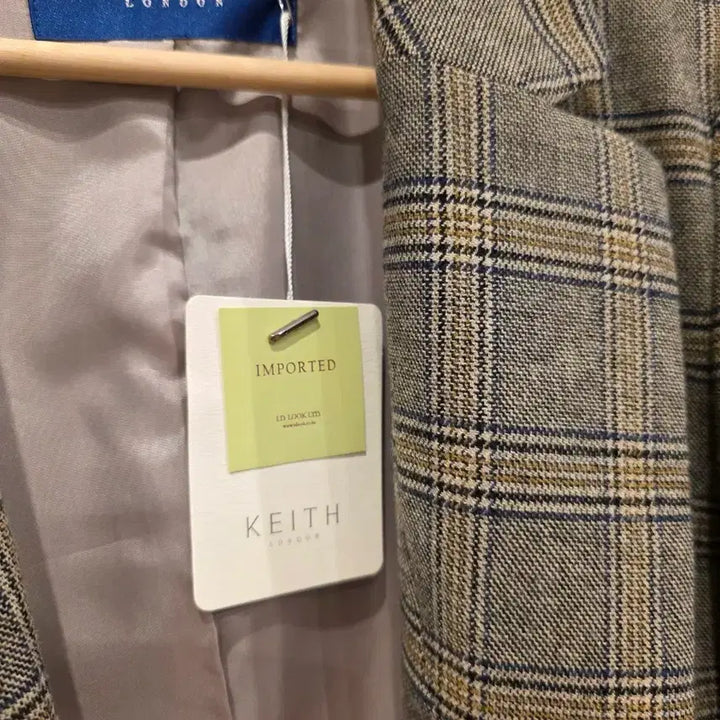 [BUNJANG] KEITH Checkered Blazer Jacket / KEITH 키이스 체크 자켓
