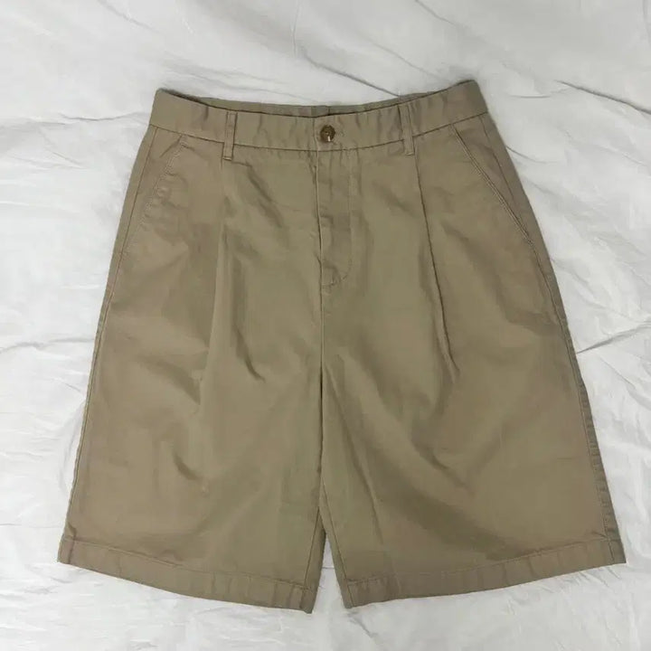 [SOLD OUT] [세탁완료] 무신사 스탠다드 베이지 반바지 32