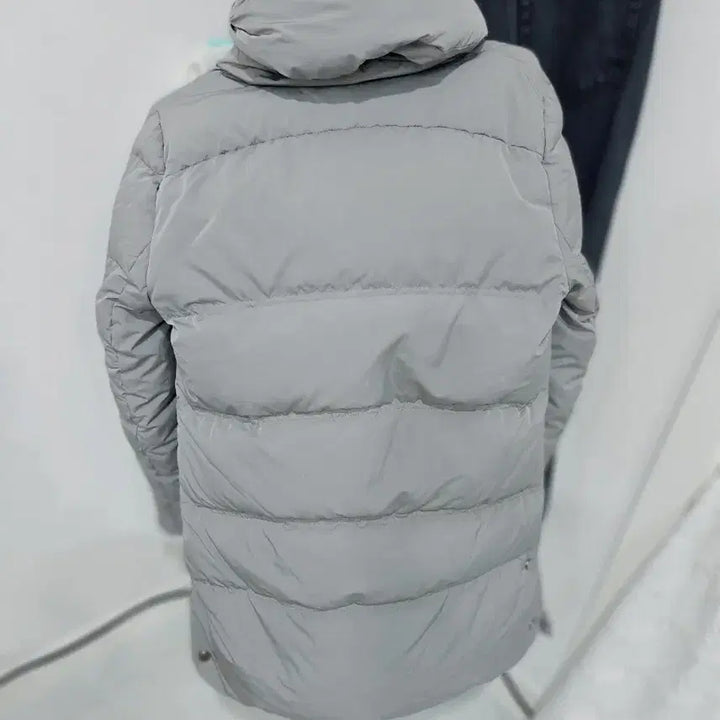 [BUNJANG] Gray Long Padded Jumper / 시스템  회색 롱패딩 점퍼
