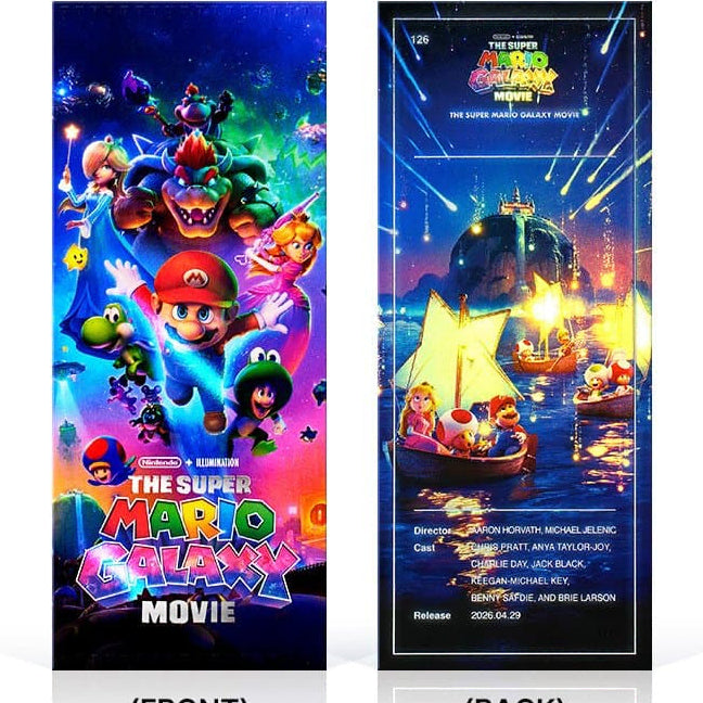 [SOLD OUT] 슈퍼 마리오 갤럭시 4DX 포스터 + TTT 2종 일괄(cgv)
