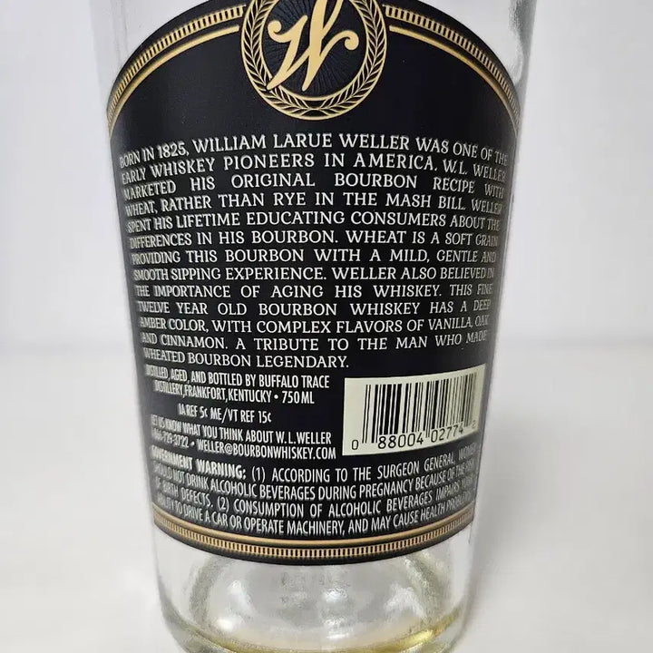 [SOLD OUT] WELLER 웰러 12년 밀위스키 양주 공병 빈병 술병
