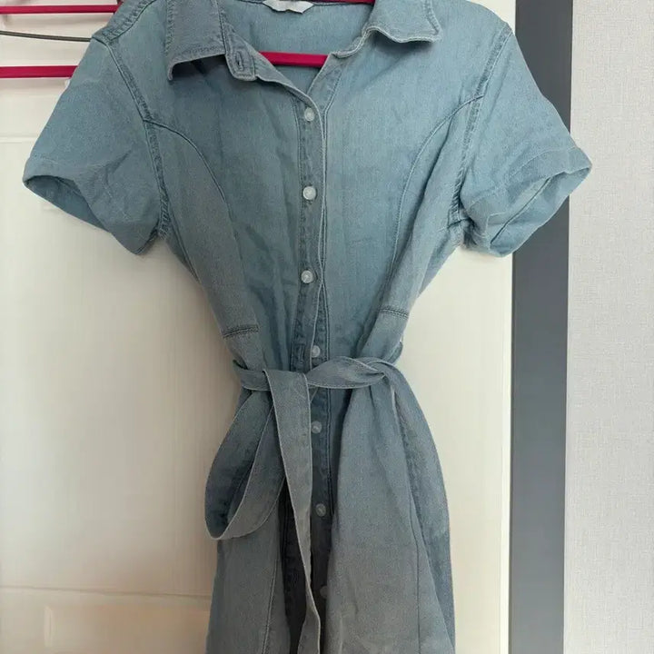 [BUNJANG] Roem Denim Midi Dress / 로엠 청 데님 원피스
