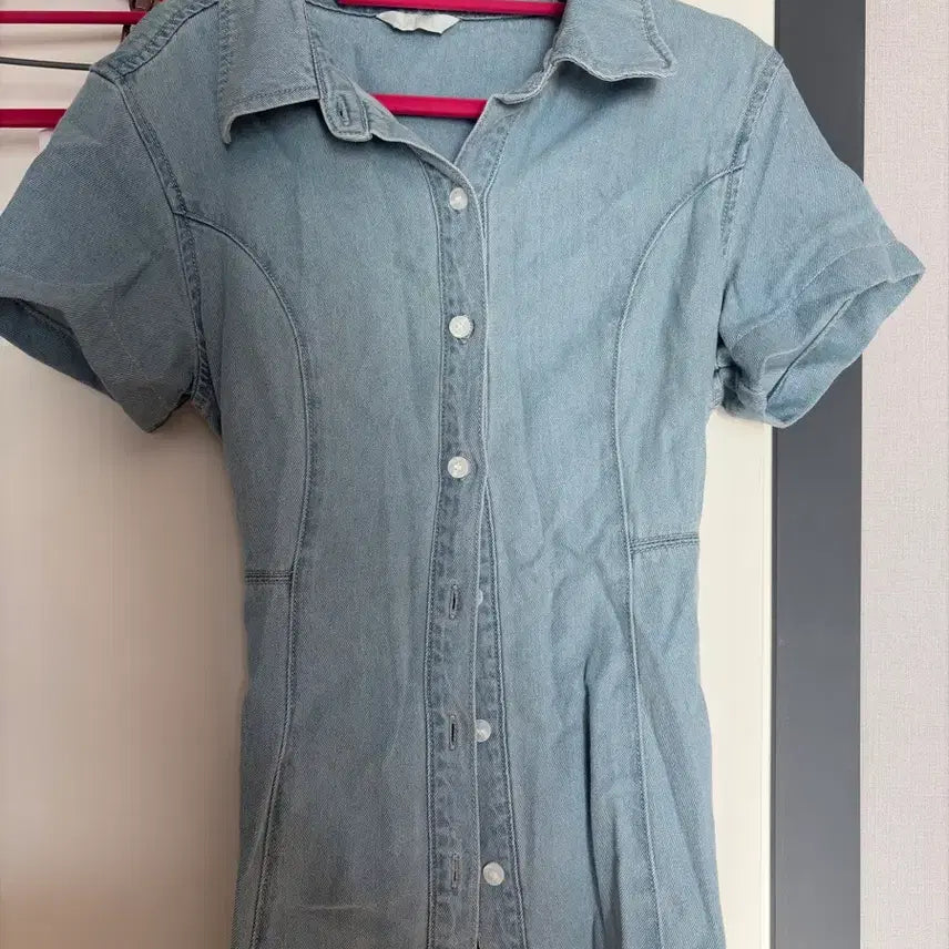 [BUNJANG] Roem Denim Midi Dress / 로엠 청 데님 원피스