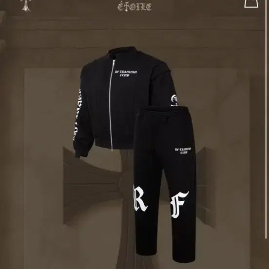 [BUNJANG] Rapinato RF Training Set Black / 라피나토 rf 트레이닝 셋업 블랙 48 새상품