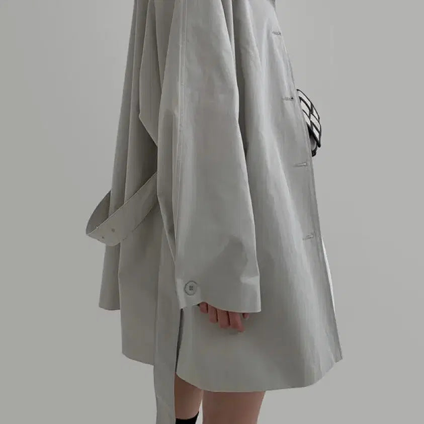[BUNJANG] RaRoom Half Trench Coat / 라룸 자체제작 하프 트렌치코트