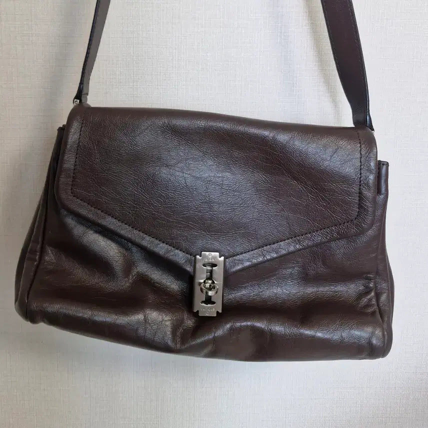 [BUNJANG] Vunque Occam Two Shoulder Large Bag Choco Brown / 분크 오캄 두 숄더 라지 초코브라운
