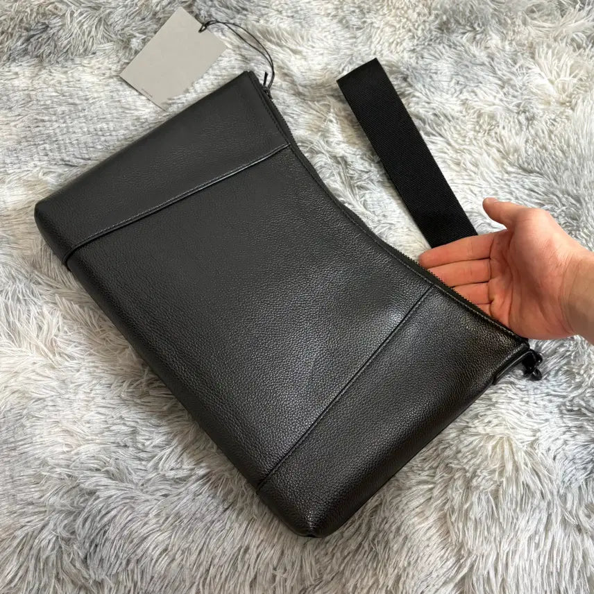 [BUNJANG] Balenciaga Hourglass Clutch Bag Black / 발렌시아가 아워글래스 클러치백 블랙