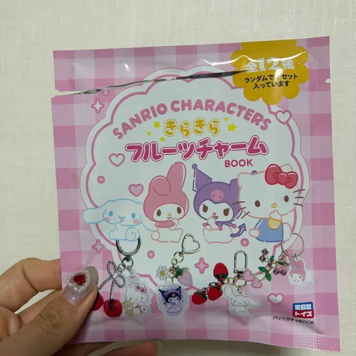 [BUNJANG] Sanrio Characters Kirakira Fruits Charm BOOK Cinnamoroll / 산리오 캐릭터즈 반짝반짝(키라키라) 후르츠 참 BOOK 시나모롤