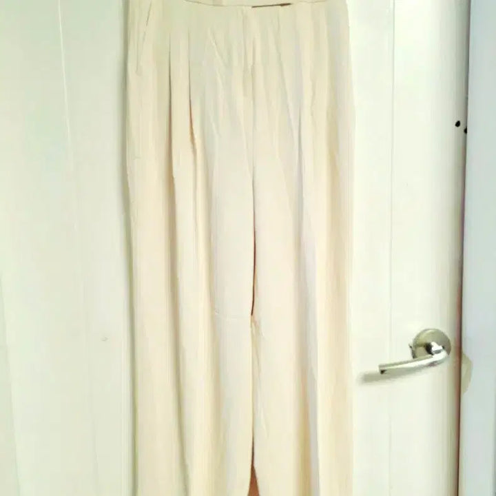 [BUNJANG] Unbranded Wide-Leg Slacks / 와이드슬렉스 새거 66정도