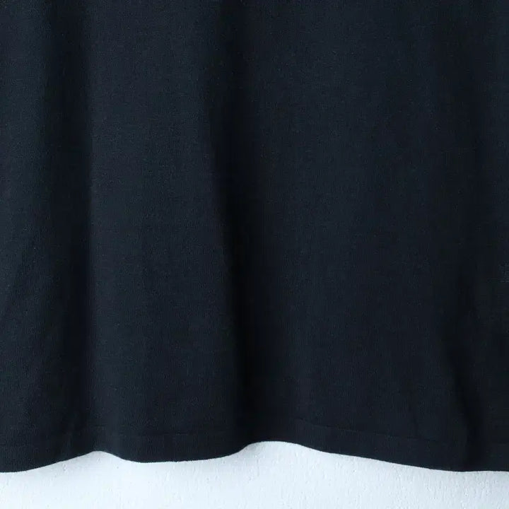 [SOLD OUT] (M) 라코스테 반팔 카라 티셔츠 니트 차콜 무지 놈코어-185BF