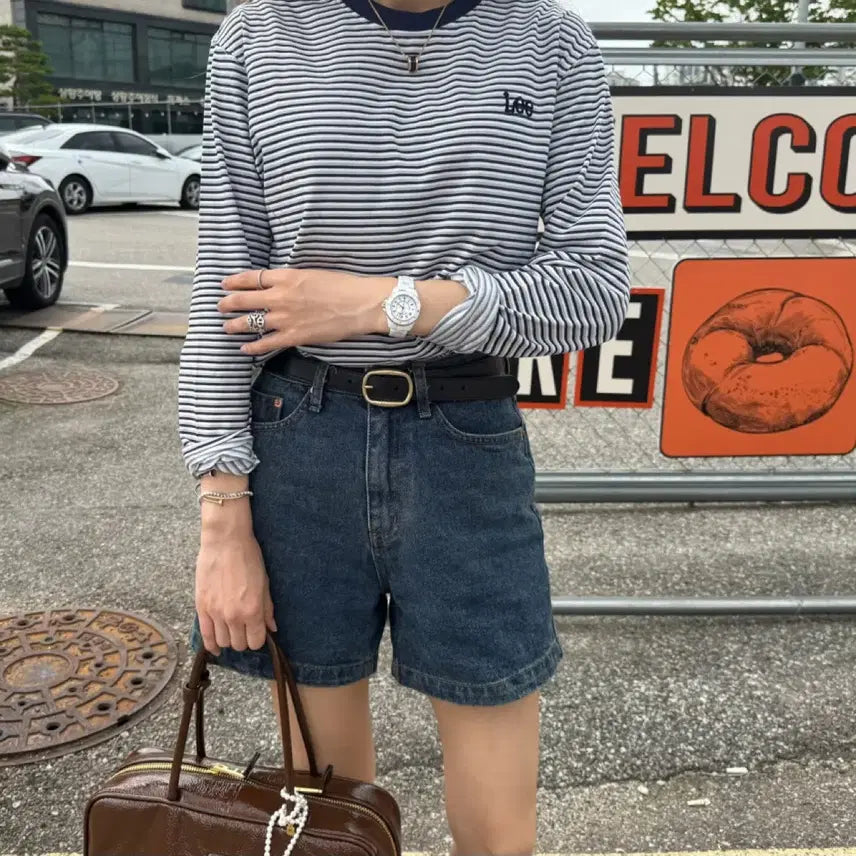 [SOLD OUT] LEE 스트라이프 롱슬리브 티셔츠