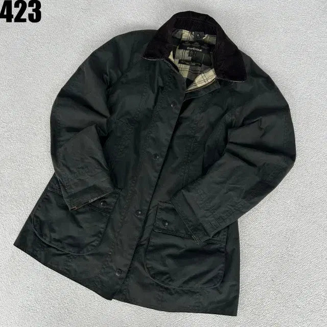 [BUNJANG] Barbour Dark Olive Wax Jacket Authentic S / 바버 왁스 자켓 다크 올리브 어센틱 s