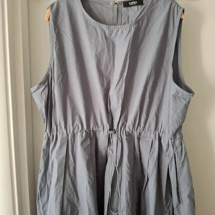 [BUNJANG] KASSA Adjustable Strap Long Dress Grey / KASSA 카사 끈 조절 롱 원피스 그레이66~77