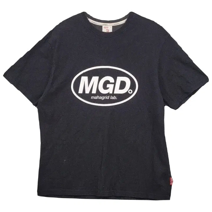 [BUNJANG] Mahagrid Printed Black T-Shirt (S) / 마하그리드 프린팅 블랙 반팔티 S
