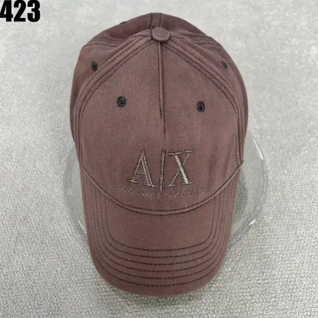 [BUNJANG] Armani Exchange Brown Baseball Cap / 알마니 익스체인지 브라운 볼캡 모자