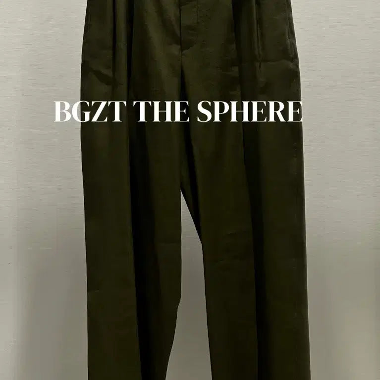 [BUNJANG] RECTO 26SS Linen Blend Pleated Pants Khaki / 렉토 26SS 리넨 린넨 블렌드 플리츠 팬츠 카키
