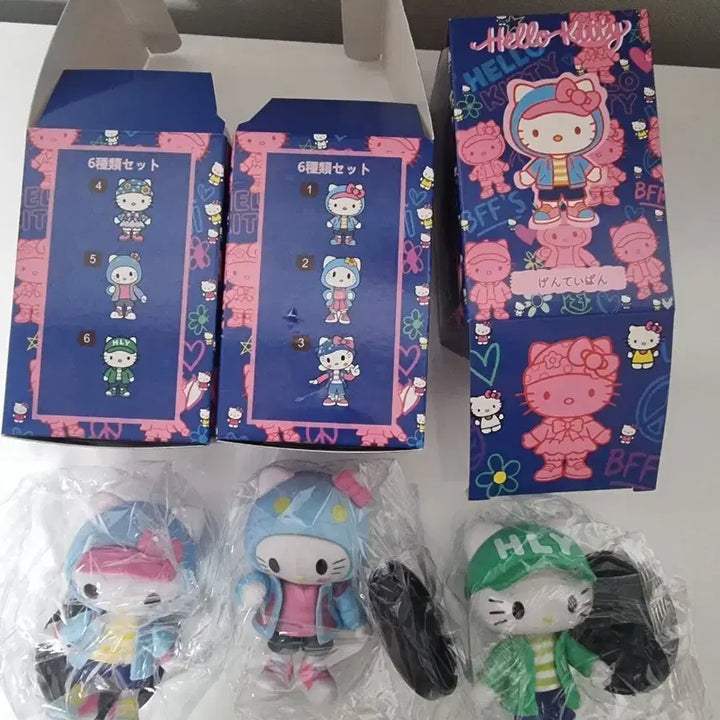 [BUNJANG] Hello Kitty 3종 Figure Set (Japan) / 헬로키티 3종 피규어 (일본)