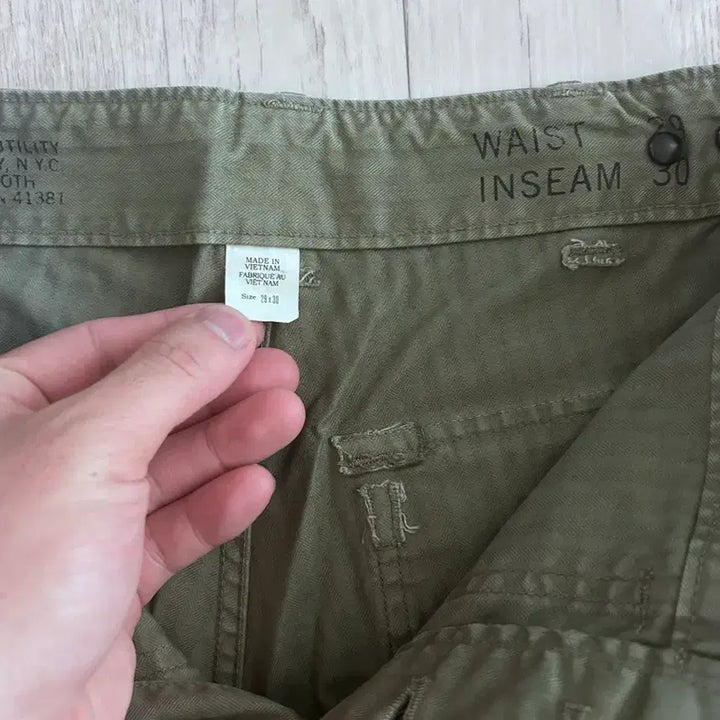 [BUNJANG] RRL Herringbone Fatigue Pants / RRL 해링본 퍼티그 팬츠 28x30