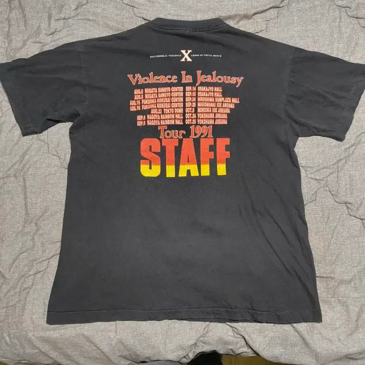 [BUNJANG] X Japan 90s T-shirt / 90s 엑스재팬 티셔츠 L