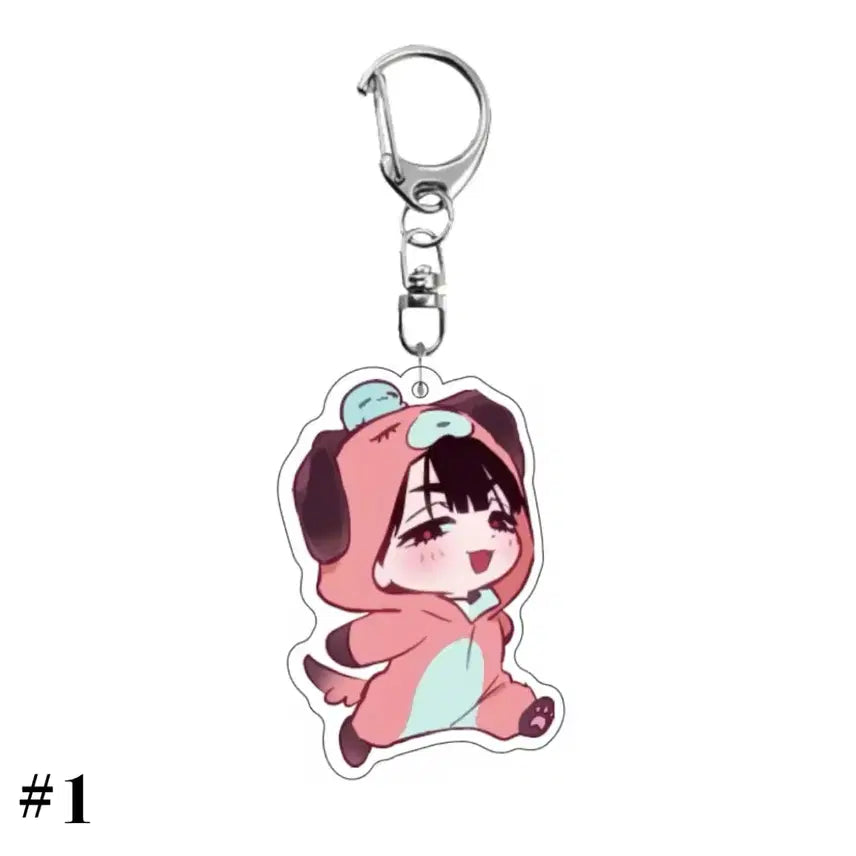 [SOLD OUT] 에일리언 스테이지 SD 동물 잠옷 아크릴 키체인 6종