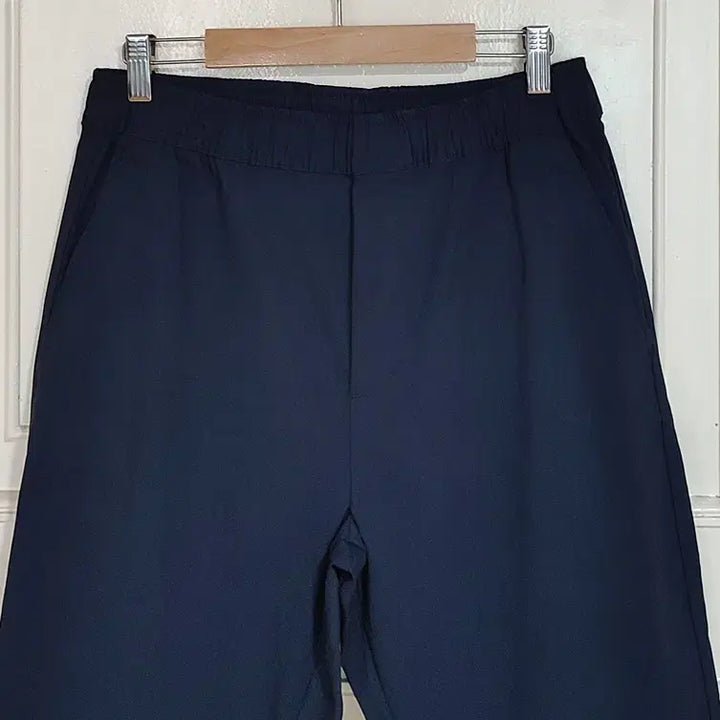 [BUNJANG] V.CUT Navy Tapered Banding Pants / 남성바지34 네이비 여름 밴딩 스판 바지 팬츠 테이퍼드 새상품
