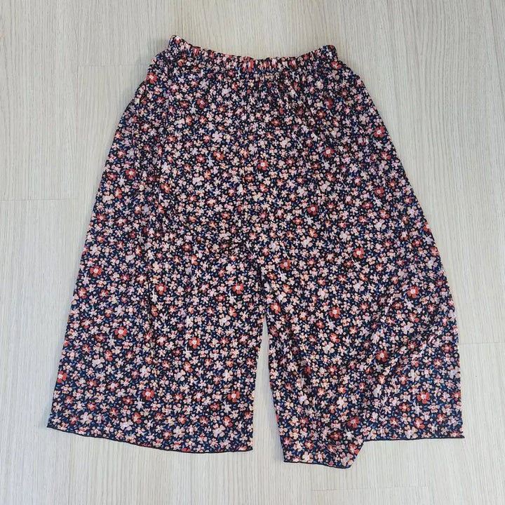 [BUNJANG] Summer Refrigerator Pants Set / 플라워 여름 냉장고바지 2종 프리사이즈