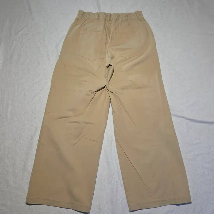 [BUNJANG] Not For Nerd Wide Cotton Pants (Beige) / 낫포너드 투 턱 와이드 코튼 팬츠(베이지)