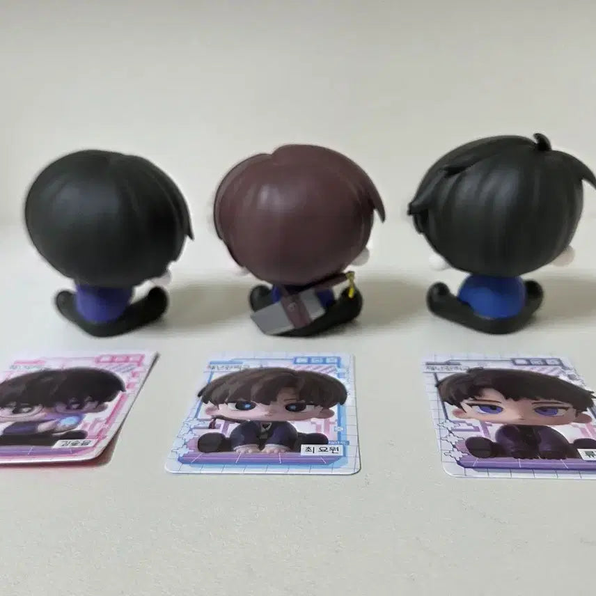 [SOLD OUT] 괴담출근 괴출 모두앉아 피규어 현무1팀 일괄 (최요원 류재관 포도)